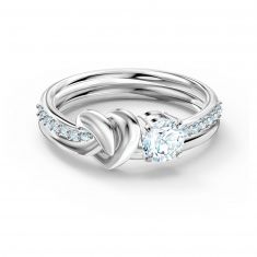 Swarovski Crystal Lifelong Heart Ring