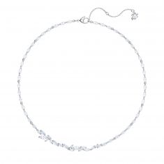 Swarovski Crystal Nice Collection Feather Necklace Rhodium Plated Reeds Jewelers Swarovski Crystal Nice Collection Feather Necklace Rhodium Plated Reeds Jewelers