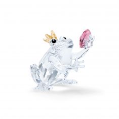 Swarovski Crystal With Love Frog Prince Figurine