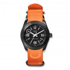 Tom Ford 002 Ocean Plastic Sport Automatic Orange Jacquard Strap Watch | 43mm | TFT002-035