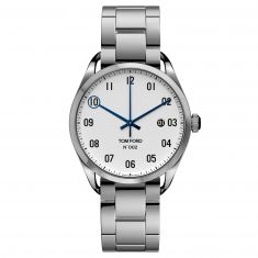 Tom Ford Large 002 Stainless Steel Case with Stainless Steel Bracelet Watch | 40mm | TF0120218029