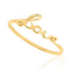 Yellow Gold Love Ring