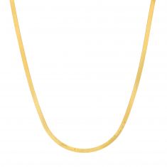 Yellow Gold Solid Herringbone Chain 