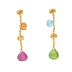 Marco Bicego Paradise Mixed Gemstone Earrings | REEDS Jewelers