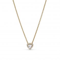 Pandora Gold Elevated Heart Necklace | REEDS Jewelers