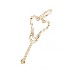 Yellow Gold Stethoscope Charm | REEDS Jewelers