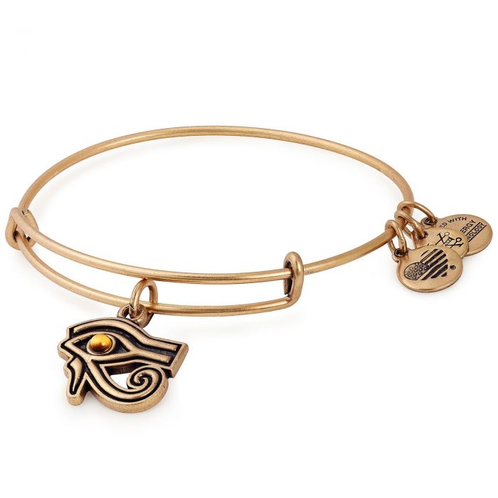 Alex And Ani Eye Of Horus Charm Bangle Bracelet Rafaelian Gold