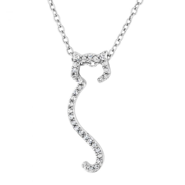 Aspca Tender Voices Diamond Cat Pendant 1 10ctw Reeds Jewelers