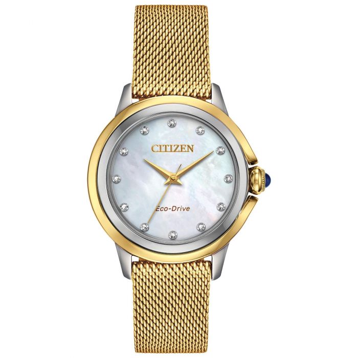 citizen eco drive women's diamond watch