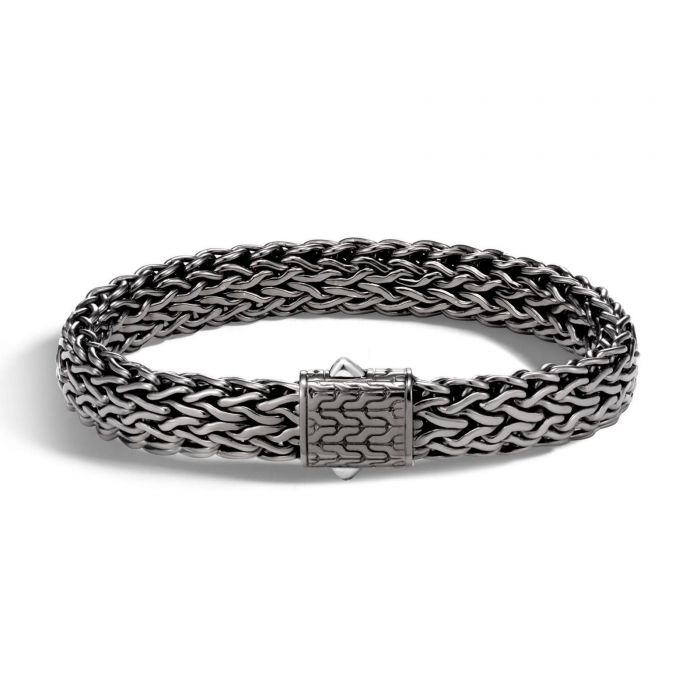 Men S John Hardy Clic Chain 11mm Blackened Sterling Silver John Hardy Clic Chain 11mm Blackened