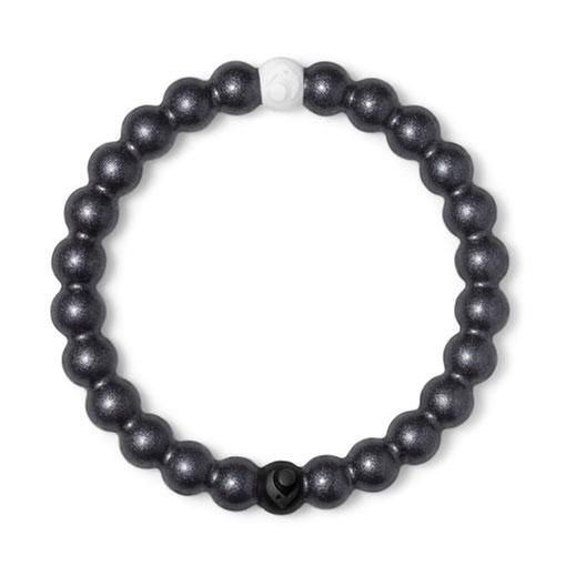 Metallic Lokai Bracelet In Black Gunmetal Tone Reeds Jewelers