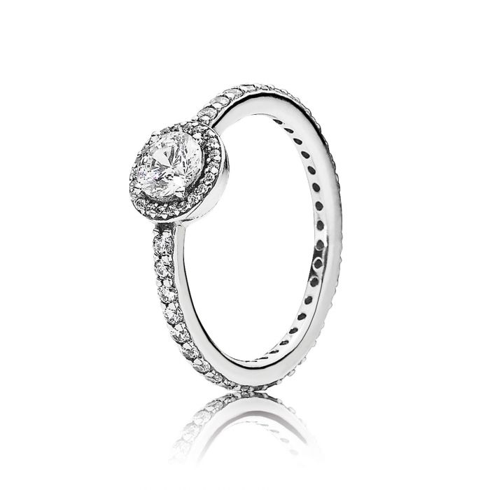 Pandora Classic Elegance Ring, Clear Cubic Zirconia | REEDS Jewelers