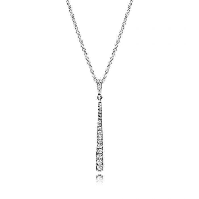 Pandora Shooting Star Necklace, Clear Cubic Zirconia | REEDS Jewelers