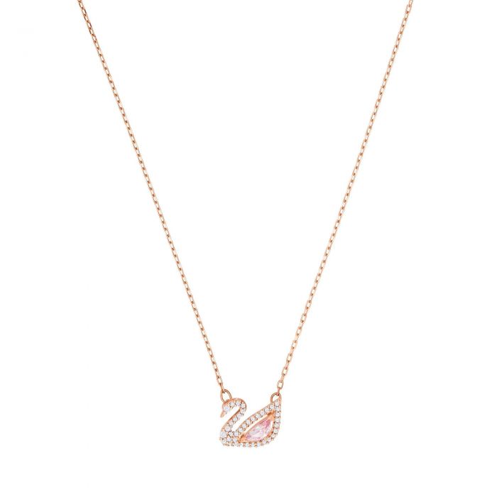Swarovski Crystal Dazzling Swan Necklace Reeds Jewelers