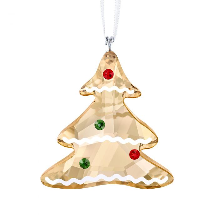 Swarovski Crystal Gingerbread Tree Ornament 2018 Reeds Jewelers