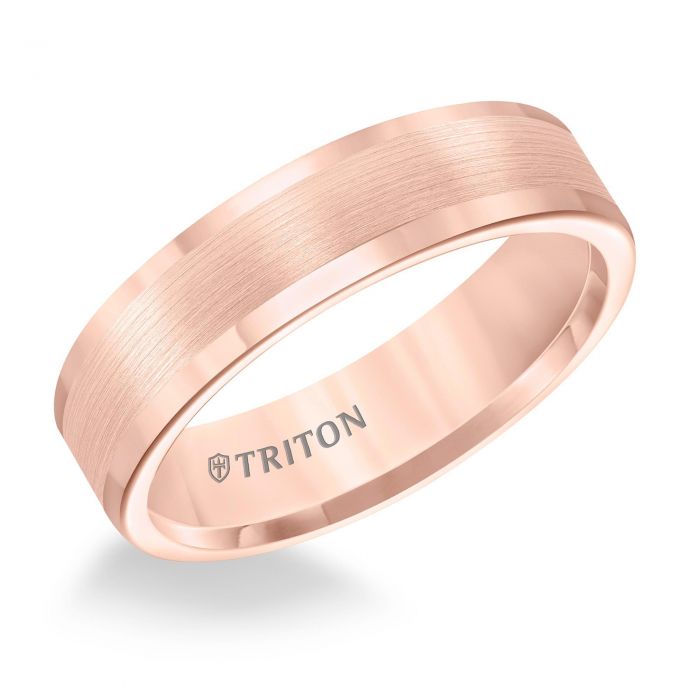 Tungsten Carbide Comfort Fit Flat Band Ring