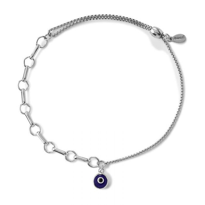 Alex And Ani Evil Eye Bar Ring Pull Chain Bracelet Sterling Silver Alex And Ani Evil Eye Bar Ring Pull Chain Bracelet Sterling Silver