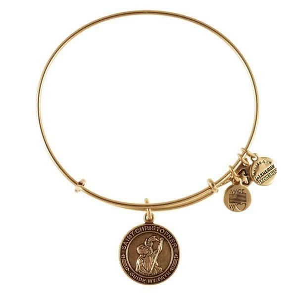 Alex And Ani St Christopher Charm Bangle Bracelet Rafaelian Gold Alex And Ani St Christopher Charm Bangle Bracelet Rafaelian Gold Finish