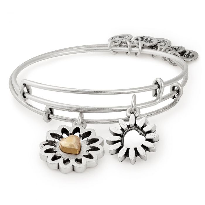 Alex And Ani You Are My Heart Set Of Two Bangle Bracelets Alex And Ani You Are My Heart Set Of Two Bangle Bracelets Rafaelian Silver Finish