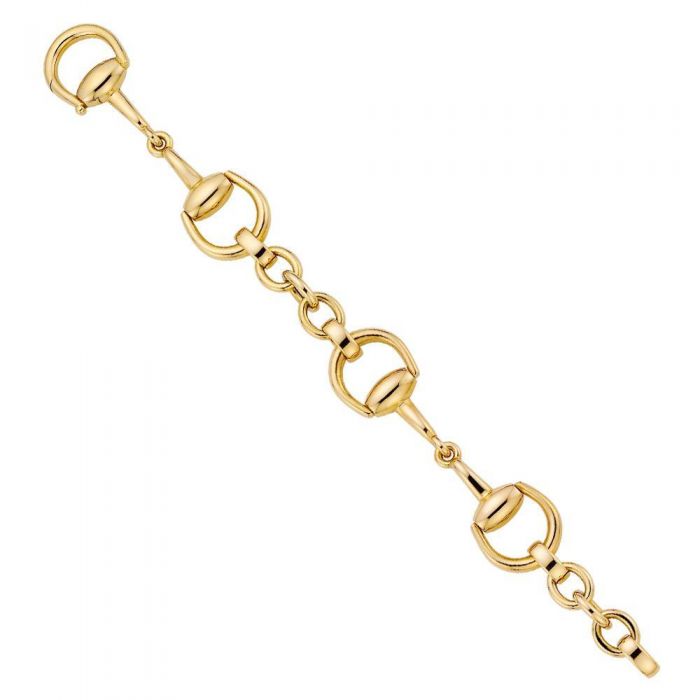Gucci Horsebit Bracelet In 18k Yellow Gold Item 19380955 Reeds Gucci Horsebit Bracelet In 18k Yellow Gold