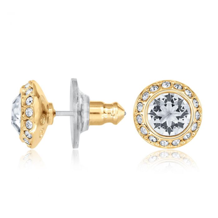 Swarovski Angelic Pierced Earrings Gold Plated Item 19142983 Swarovski Angelic Pierced Earrings Gold Plated