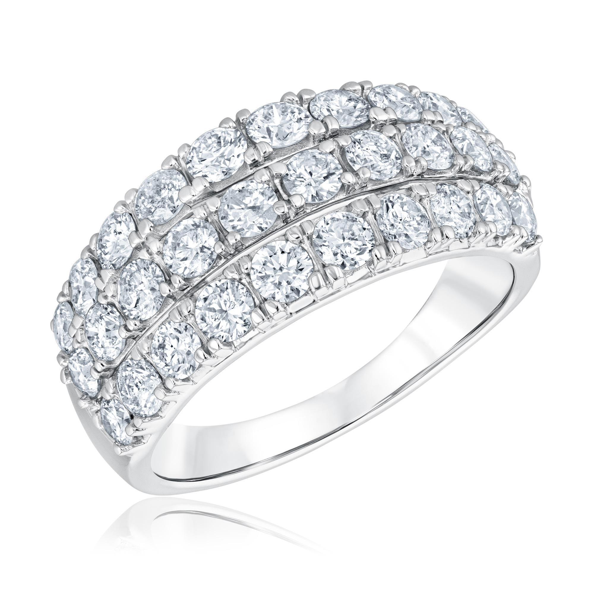 Details about   0.25Ct Round Cut White Diamond 14K White Gold Over Anniversary Band Guard Ring