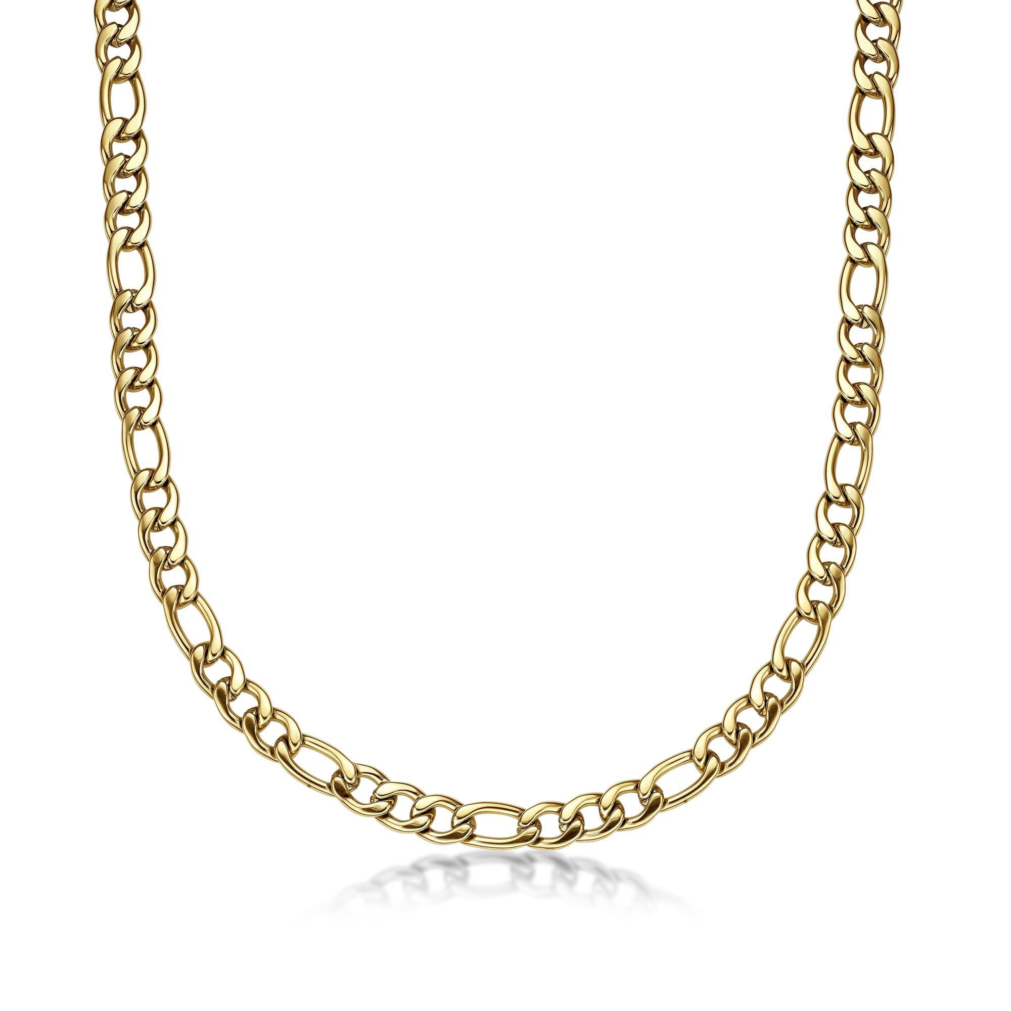 Mens Cuban Link Chain Diamond Cut Necklace Gold Plated 8" 9" 20" 24" 30" inch 