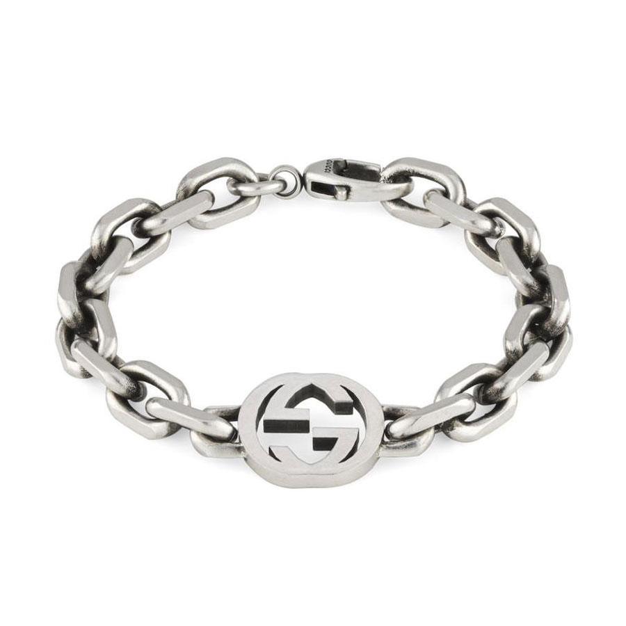 Gucci Men's Ghost ID Bracelet in Silver