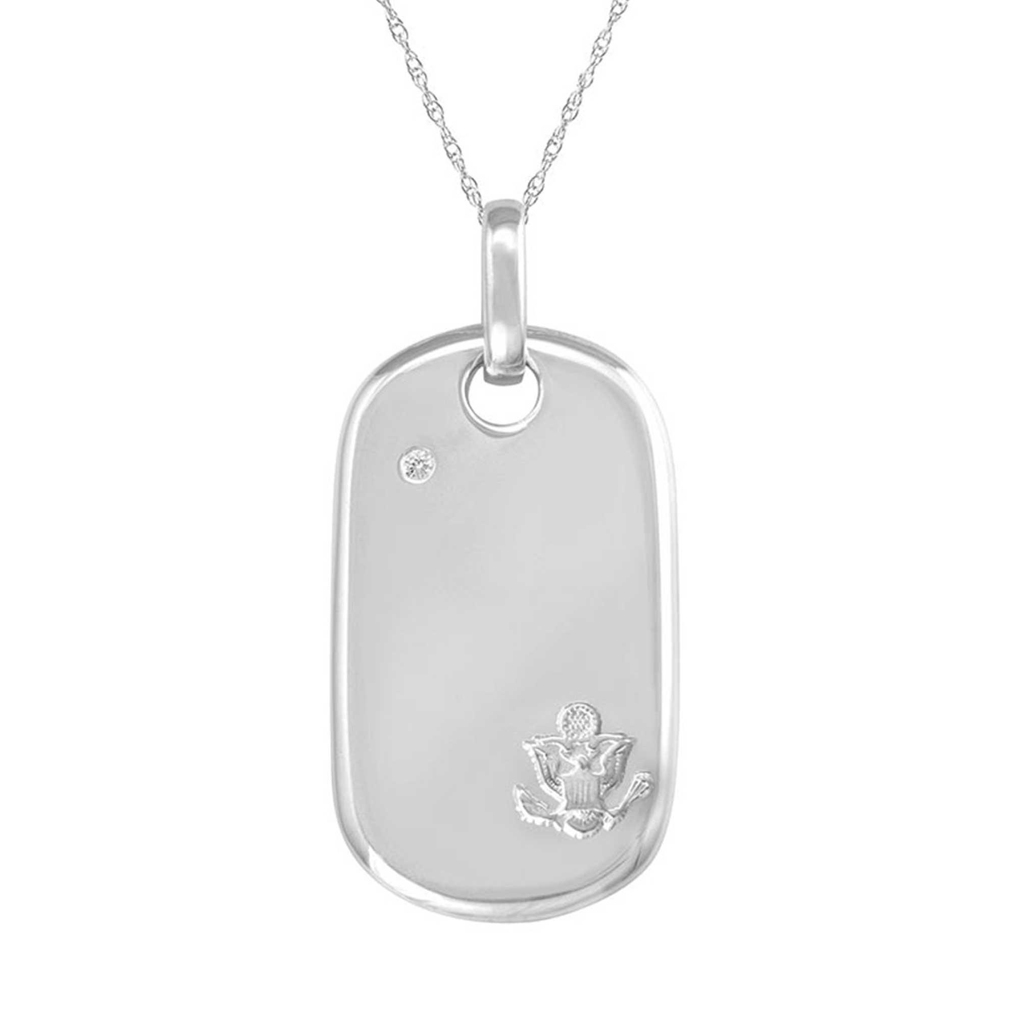 Men's Gucci Dog Tag Necklace in 