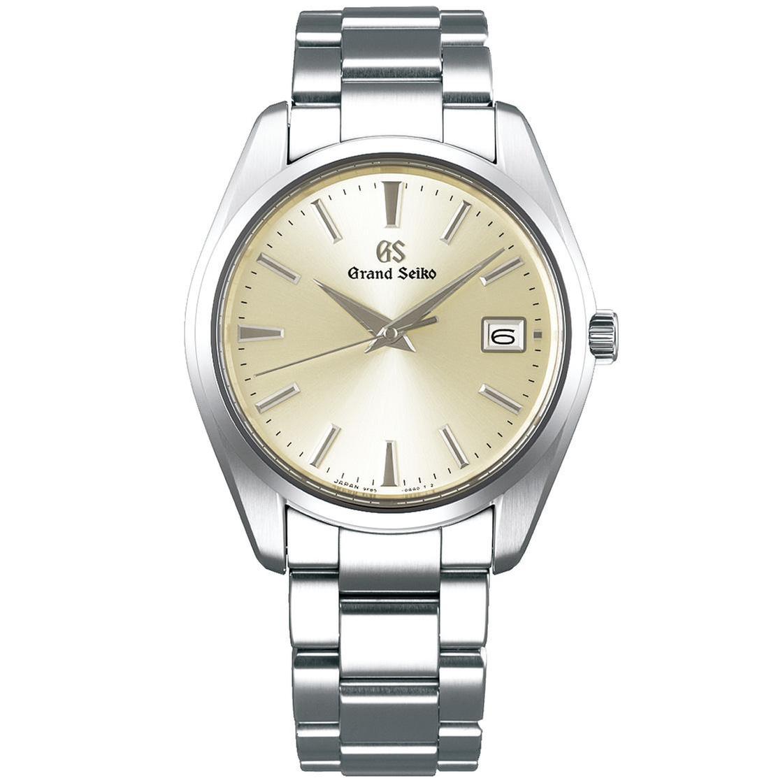 Men's Grand Seiko Heritage Quartz Watch, Champagne Dial Stainless Steel  SBGP001 | REEDS Jewelers
