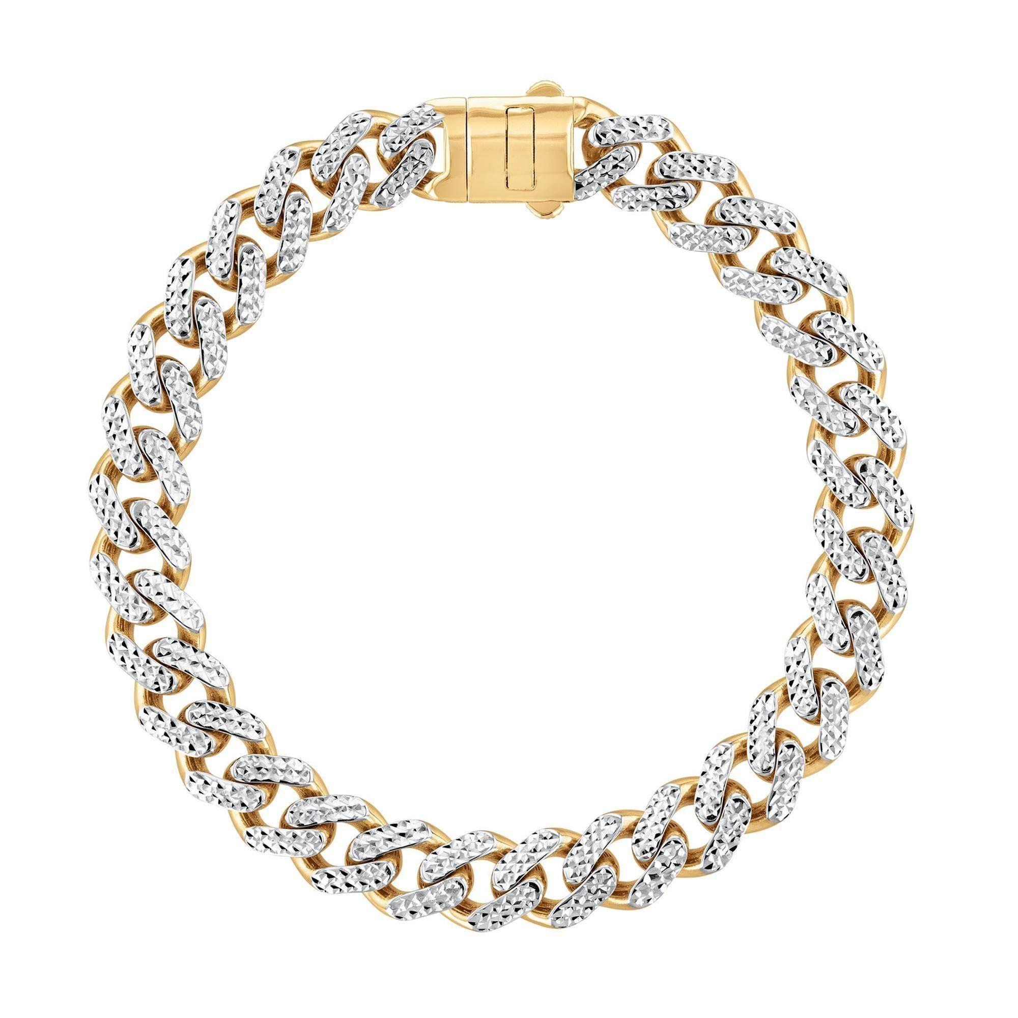 Men's Two-Tone Miami Cuban Link Chain 