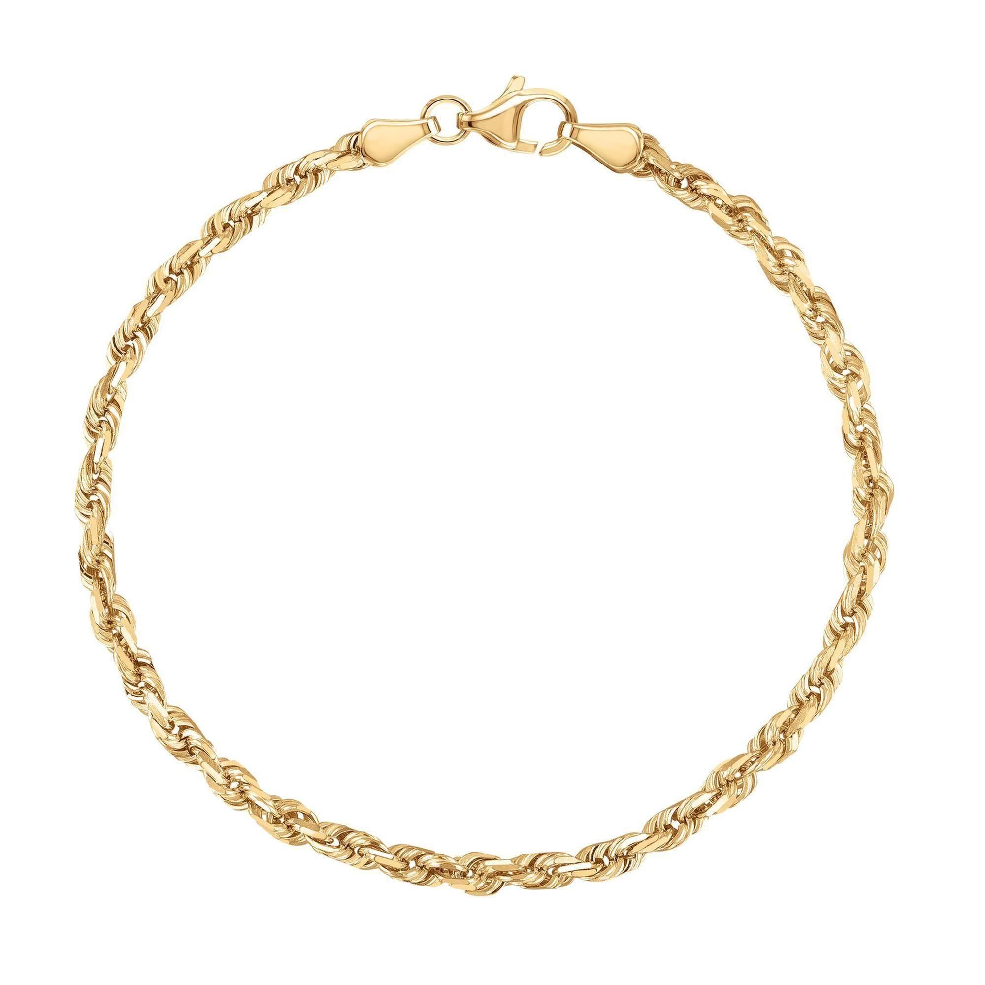 Yellow Gold Double Strand Rope Chain 