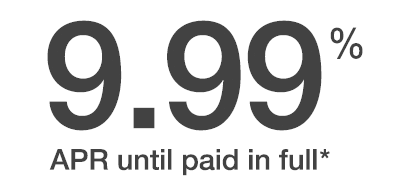 REEDS Credit Card 9.99% APR Until Paid in Full