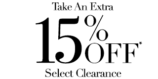 Extra 15% Off on Clearance -- New Styles added