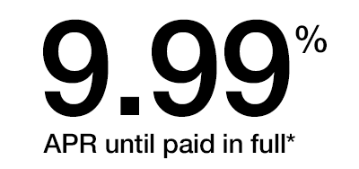 REEDS Credit Card 9.99% APR Until Paid in Full