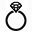 Diamond ring icon